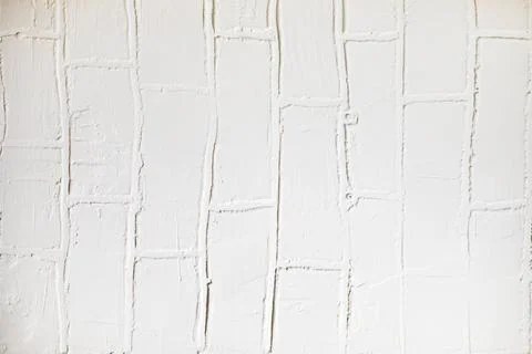 Stylish light surface imitating brickwork in the interior Stock Photos