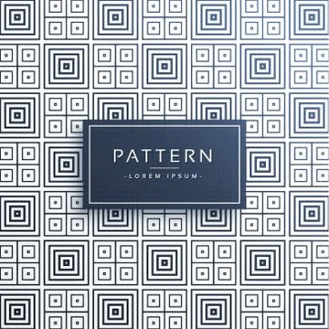 Stylish line pattern background in square shapes 스톡 일러스트