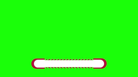 Stylish Lower Third Text Place Holder Shape Animation on Green Background 08 Stock Footage 260704973