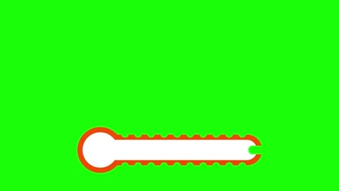 Stylish Lower Third Text Place Holder Shape Animation on Green Background 04 Stock Footage 260704978
