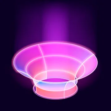 Stylish magical effect vector design. Virtual beauty shine abstract background Stock Illustration