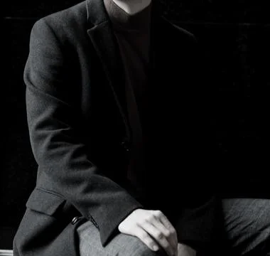 Stylish man in a coat. Stock Photos