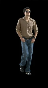 Stylish Man Walking Stock Footage 79482