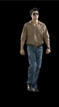 Stylish Man Walking Stock Footage 79503