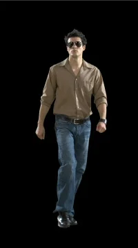 Stylish Man Walking Stock Footage 79517