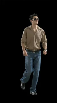 Stylish Man Walking 库存影片 79685