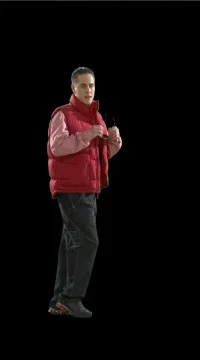 Stylish Man Walking Stock Footage 79719