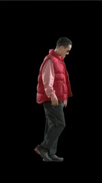 Stylish Man Walking Stock Footage 79748