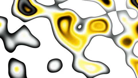 Stylish minimalist abstract background with wavy morphing shapes effect. Clean Stock Footage 337104070