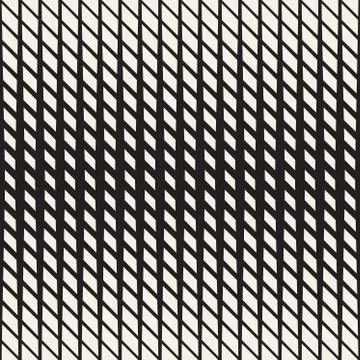 Stylish Minimalistic Halftone Grid. . Vector Seamless Black and White Pattern Illustrazione stock