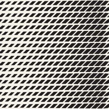 Stylish Minimalistic Halftone Grid. . Vector Seamless Black and White Pattern 스톡 일러스트