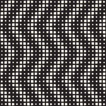 Stylish Minimalistic Halftone Grid. . Vector Seamless Black and White Pattern 스톡 일러스트