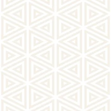 Stylish Minimalistic Triangle Shape Lines Grid. Vector Seamless Black and W.. Stock Illustration