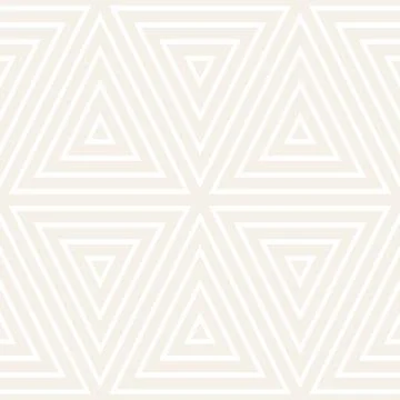 Stylish Minimalistic Triangle Shape Lines Grid. Vector Seamless Black and W.. Stockillustratie