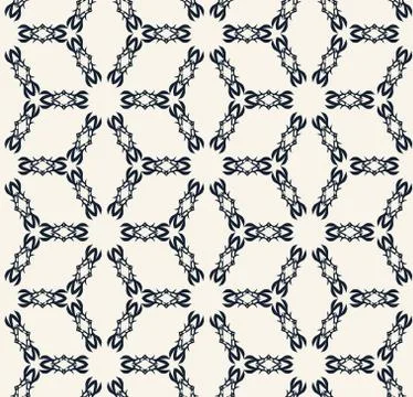 Stylish modern geometric textures. Stock Illustration