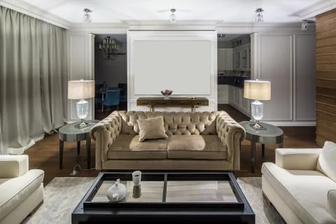 Stylish modern interior Stock-Fotos