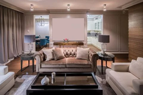 Stylish modern interior Foto stock
