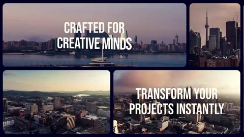 Stylish Modern Multiscreen Slideshow  After Effects	Stock