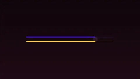 Stylish modern progressbar animation displaying a colorful loading sequence.. Stock Footage 324963124