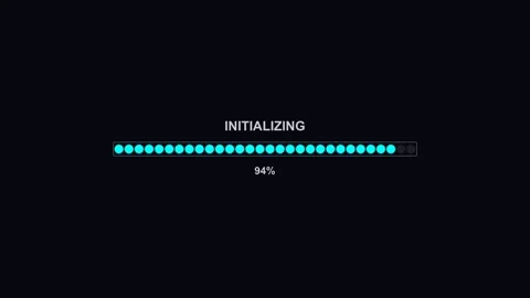Stylish modern progressbar animation in vibrant colors for loading and init.. Stock Footage 326516080