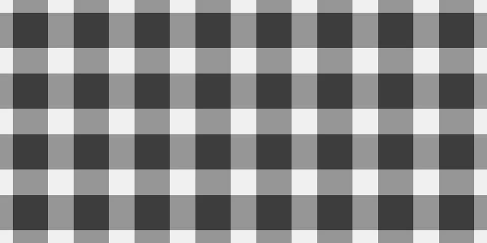 Stylish monochrome gingham pattern.  Perfect for backgrounds, textiles, or we Stock Illustration