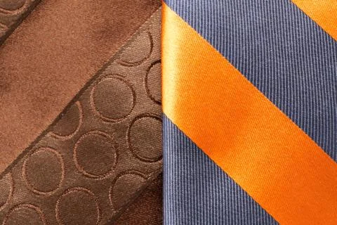 Stylish neckties Stock Photos