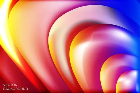 Stylish new cool gradient abstract colorful liquid background design vector イラスト素材