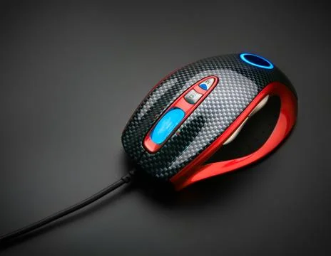 Stylish optical mouse Foto stock
