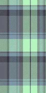 Stylish pastel plaid pattern in soft mint green and grey tones.  Perfect for  Stock Illustration
