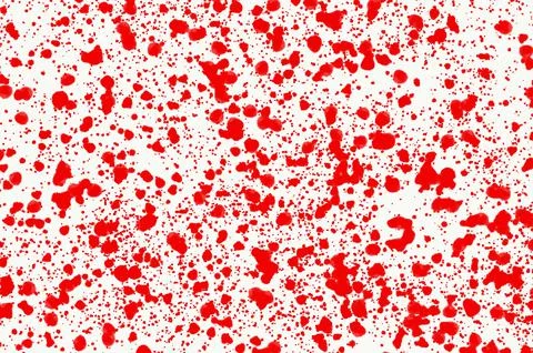 Stylish pattern of red spots and circles on a white background.Design element Stock Illustration