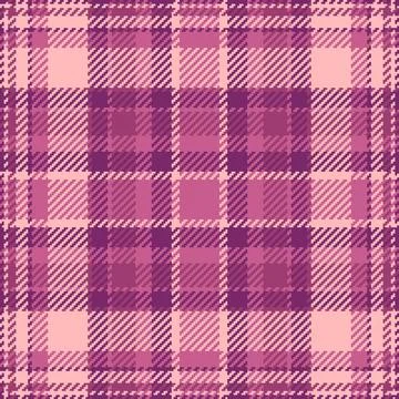 Stylish pattern texture vector, lilac tartan check background. Chic textile.. Illustrazione stock