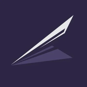 Stylish pen sign Stock Illustration