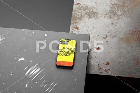 Stylish Phone Mockup Display Template PSD Template