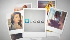 Stylish Photo Throw Intro - Photos Gallery Slideshow Presentation Logo Reveal Stock After Effects