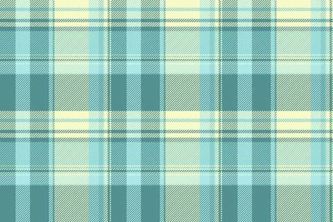 Stylish plaid pattern in cool blue and yellow tones. Seamless design, perfect 스톡 일러스트