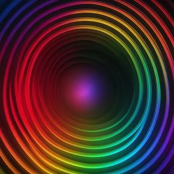 Stylish rainbow background and texture. Abstract Rainbow Curved Lines Waves.. Stock-Fotos