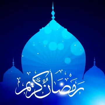 Stylish ramadan kareem vector Stock Illustration