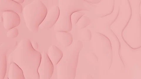 Stylish red background with smooth round surface structure - seamless looping Video stock 89282699