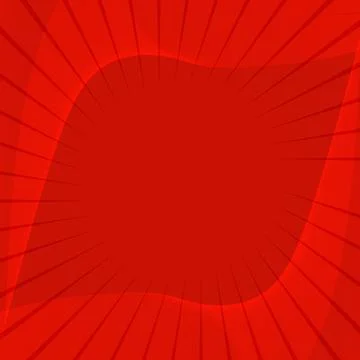 Stylish red comic background with wavy lines Stock Illustration