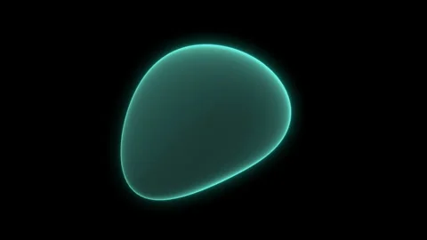 Stylish Sample Abstract neon object 3d Minimal background minimalistic cover Video stock 144275912