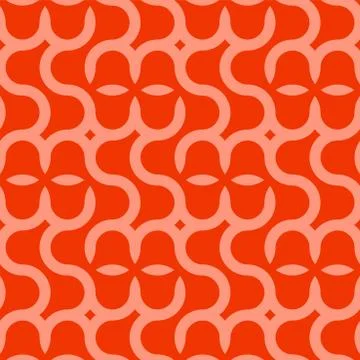 Stylish seamless geometric pattern. Bright graphic design - abstract endless red 库存插图