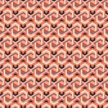 Stylish seamless geometric pattern design. All over design. Stock Illustration