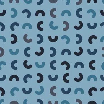 Stylish seamless geometric pattern - memphis design 80-90s Stock Illustration