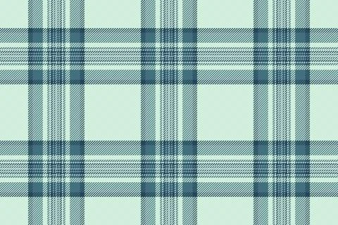 A stylish seamless tartan plaid pattern in soft blue and mint green tones. Th イラスト素材