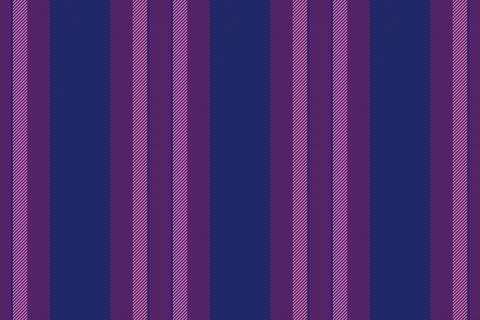 A stylish, seamless vector pattern featuring vertical stripes in deep navy, p Stockillustratie