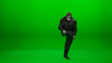 Stylish Shark Creature Action Dance Stock Footage 324553268