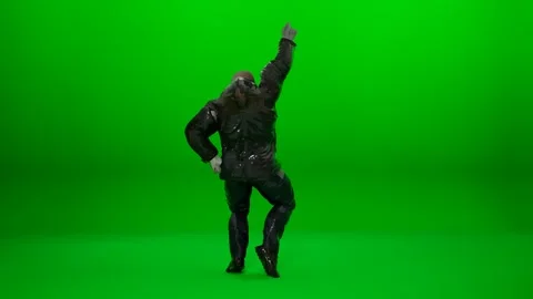 Stylish Shark Humanoid Dance Animation Stock Footage 324548395