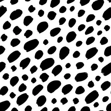 Stylish simple polka dot vector seamless pattern. Illustrazione stock