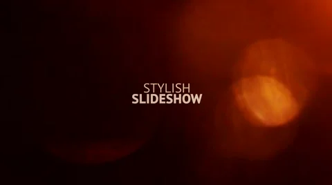 Stylish Slideshow After Effects stock