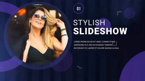 Stylish Slideshow 스톡 After Effects